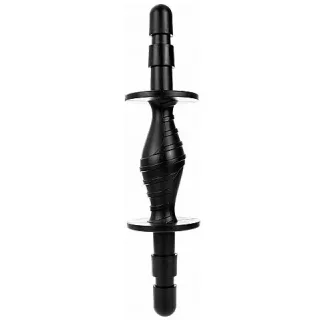 Doppeldildo Schwarz 30 x 7 cm