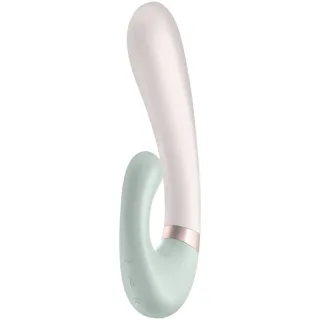 Vibrator Heat Wave mit Wärme und App Weiß