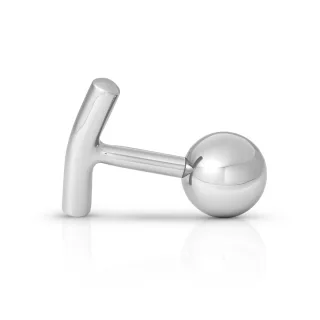 Lustvoller Buttplug aus medizinischen Edelstahl mit abschraubbarer Kugel in verschiedenen Gr??en 40 mm