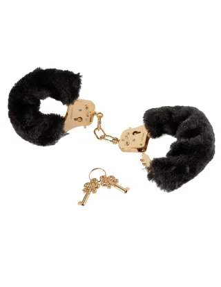 Handschellen Pipedream Fetish Fantasy Gold mit Plüsch Gold