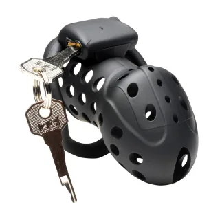 Peniskäfig Lock Down Schwarz 7,6 cm