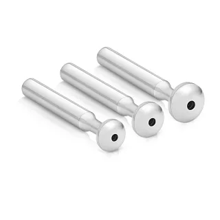 Dilator / Prinzenzepter mit Durchfluss aus Edelstahl, 9 mm