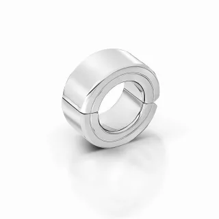 Massives XL-Hodengewicht mit Klappscharnier, aus medizinischen Edelstahl, Innen ? 45 mm