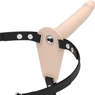 Strap-on Silicone Vibrating Natur 15 cm