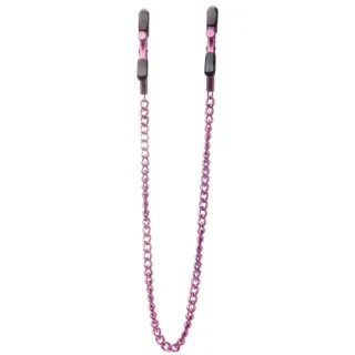 Nippelklemmen verstellbar Rosa
