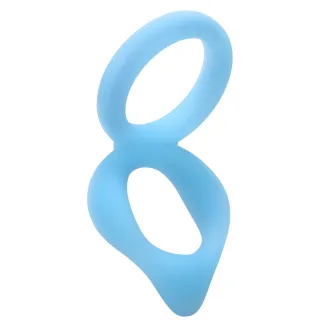 Penisring Dual Hellblau 4,7 cm