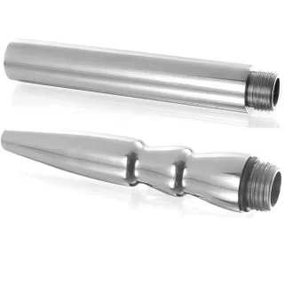 Duschaufsatz-Set aus Aluminium mit Griffrohr und Köpfen