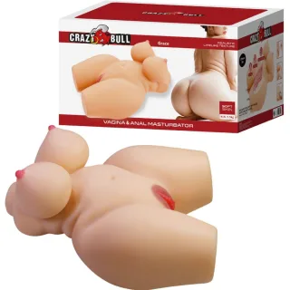 Liebespuppe Grace Torso mit Vagina und Anus Natur 7,5 kg