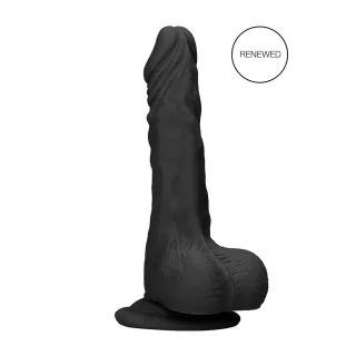 Dildo mit Hoden Schwarz 13,7 x Ø 3,5 cm