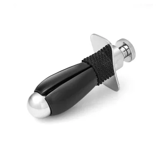 Reizvoller Analplug aus Aluminium abschlie?bar mit Vorh?ngeschloss