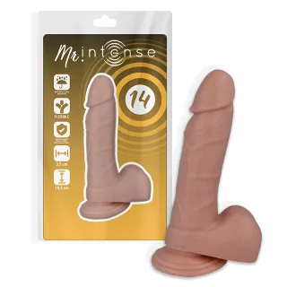 Realistischer Dildo Mr Intense 14 Natur 18,5 x 3,8 cm