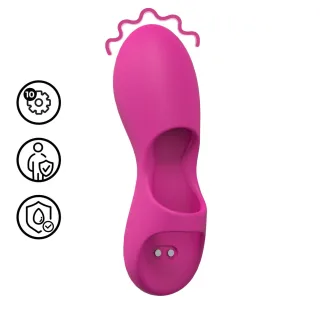 Finger-Vibrator Mini Pink 11 x Ø 3,4 cm