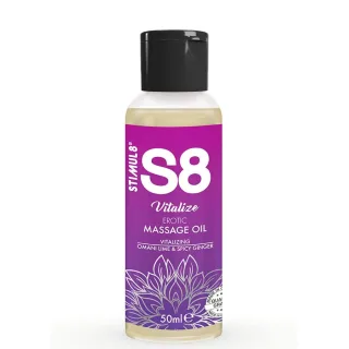 Massageöl S8 Vitalize Ingwer und Orange 50 ml