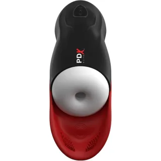 Masturbator PDX Elite Fap-O-Matic Pro mit Hodenbasis Weiß 12,7 x 5,1 cm