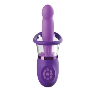 Vibrator Ultimate Pleasure Pro Plus mit Saugglocke Lila 24,1 x 3,3 cm