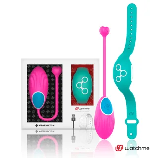 Vibro-Ei Watchme Pink mit Uhr Türkis