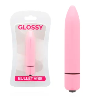 Minivibrator Glossy Thin Vibe Rosa Ø 1,8 cm