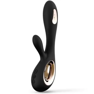 Rabbit-Vibrator Soraya Wave Schwarz 11 x 4,4 cm