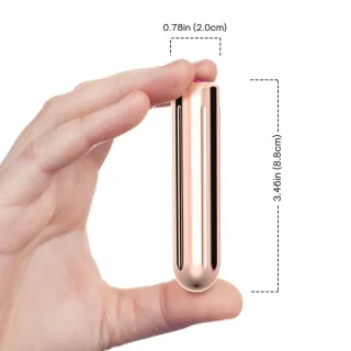 Bullet-Vibrator Spannkopf Gold 8,8 x 2 cm