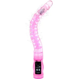 Vibro-Dildo Thorn Dragon biegbar Rosa