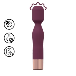 Massagestab Mini Classic Burgunderrot 11,7 x Ø 2,6 cm