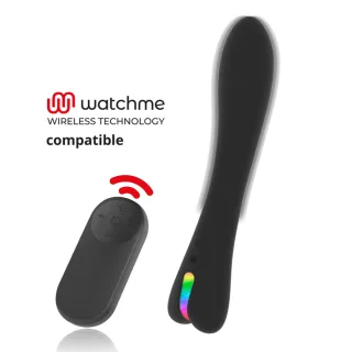 Vibrator Brilly Glam Ryan mit Watchme-Fernbedienung Schwarz
