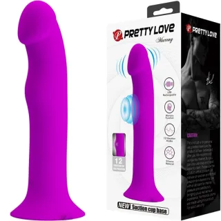 Vibrator Murray mit Saugfuß und 12 Pulswellen Lila