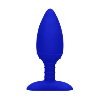 Analplug Glow mit Wärmefunktion Blau 12 x Ø 3,8 cm