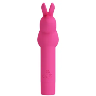 Auflegevibrator Gerardo mit Hasenohren Fuchsia