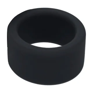 Hodenstretcher aus Flüssigsilikon Schwarz M