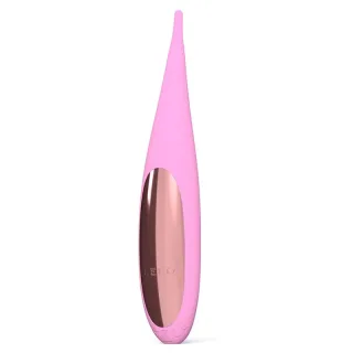 Auflegevibrator Dot Travel mit kreisender Spitze Rosa