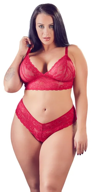 Cottelli - BH und Rio - rot - 4XL