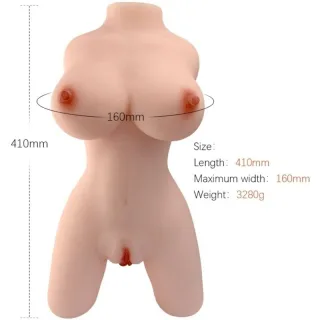 Liebespuppe Torso Super Flexibel 41 x 16 cm