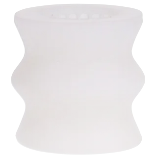 Masturbator-Sleeve GoodHead Glow Helping Head Silikon nachtleuchtend Weiß 5,1 x Ø 5,1 cm