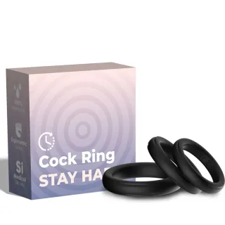 Penisring-Set Dreifach Silikon Schwarz