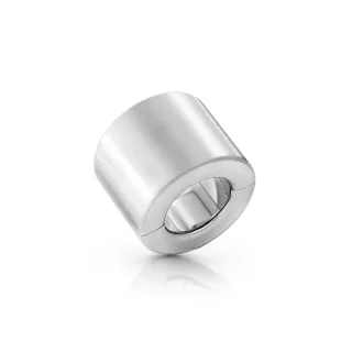 Besonders schweres CBT Hodengewicht aus medizinischem Edelstahl, H?he : 90 mm / Innen ? : 33 mm
