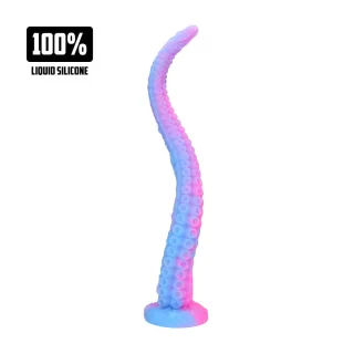 Dildo Tentacle Serpent Anal-Schlange Violett/Blau 48 x Ø 5,5 cm