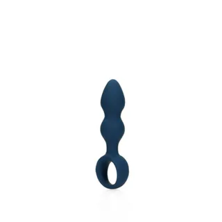 Analplug in Tropfenform Blau 13,2 x Ø 4,2 cm