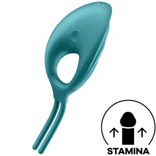 Penisring Satisfyer Swordsman mit Klitoriszunge Grün
