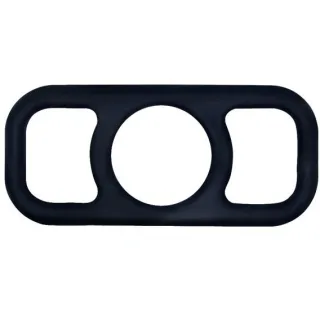 Penisring Erection Ring dreifach Schwarz 8,5 x 2,8 cm