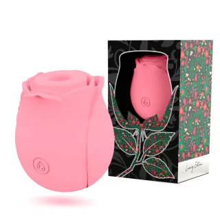 Auflegevibrator Rose mit Sog Pink Ø 5,9 cm