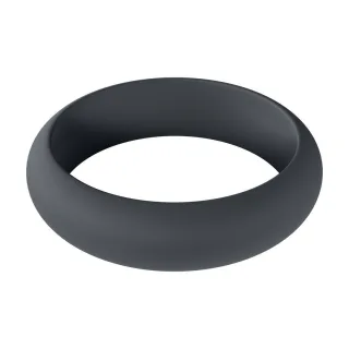 Penisring Wide O aus Silikon Schwarz M Ø 3,5 cm