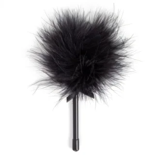 Federkitzler Mini Schwarz 13 cm