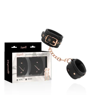 Fesselset Chic Desire Fantasy Knöchelmanschetten veganes Leder Schwarz