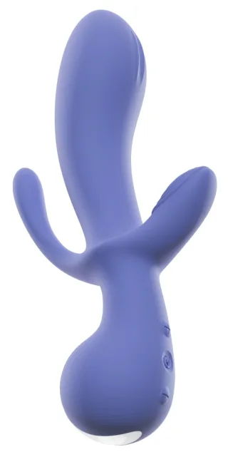 AWAQ.U Vibrator 1 Flexibler Vibrator mit Klitoris- &amp; Analstimulator Lila