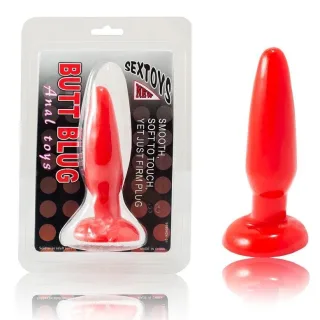 Analplug klein Rot 15 x 4 cm