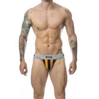 Jockstrap Classic Stripe Orange Größe XXL