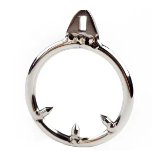 Metall Penisring mit Spikes 35 mm