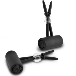 Nippelklemmen Pipedream Nipple Lassos aus Silikon mit Vibration