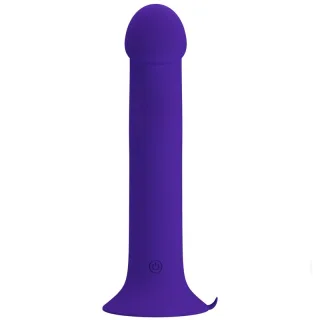 Vibrator Murray Youth mit Saugfuß und 12 Pulswellen Violett